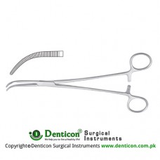 Overholt-Fino Dissecting and Ligature Forceps Curved Stainless Steel, 21 cm - 8 1/4"